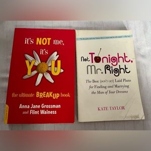 4/$6 bundle Not Tonight , Mr. Right & it’s not me it’s You/ 2 paperback books